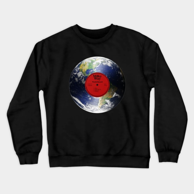 World Record Crewneck Sweatshirt by Eriklectric